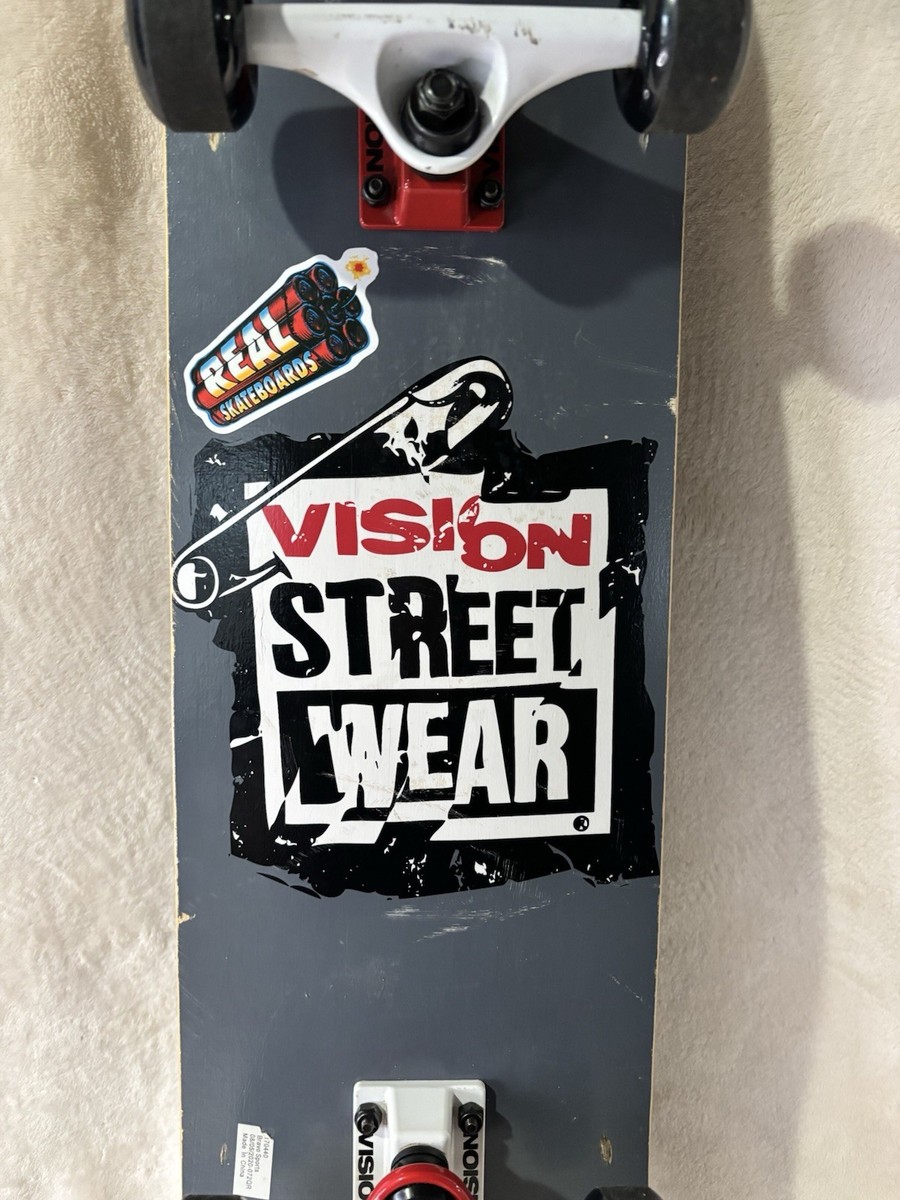 VISION STREET WEAR スケートボード コンプリート Vision Street Wear Black Bravo Sports Beginner Complete Skateboard