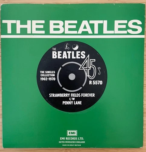 The Beatles Strawberry Fields Forever/Penny Lane 7 45rpm Vinyl Record (R5570) VG