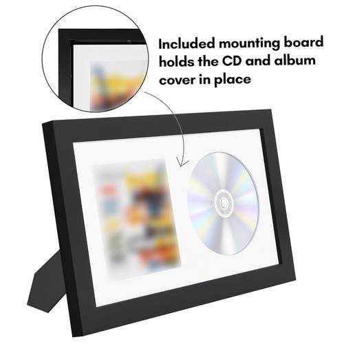 Artistic CD Display Frame for Showcasing Your Favorite Disc Collection - Picture 5 of 7