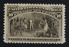 CKStamps: US Stamps Collection Scott#237 10c Columbian Mint H OG