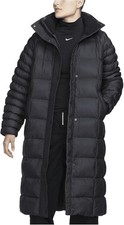 Sz S- Nike Sportswear Swoosh Puffer PrimaLoft Women's Therma-FIT Parka, Black.