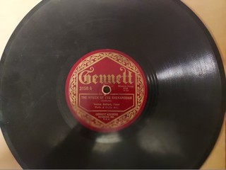1925 GENNETT 78/VERNON DALHART..Voce con chitarra e violino/violino e cornetto..