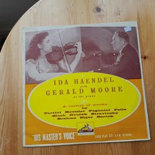 Ida Haendel – A Violin Recital HMV OCLP 1021 Australian 1st Press 2XEA-1N EX/EX