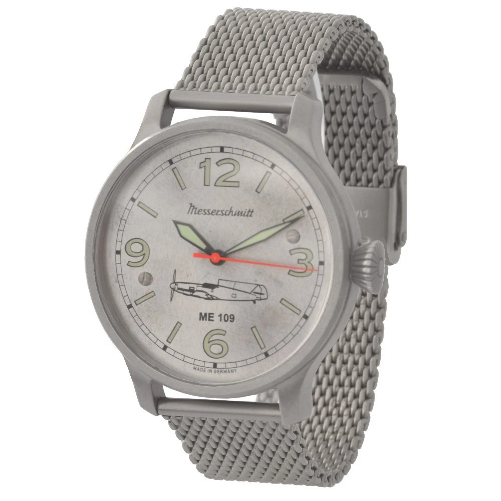 Messerschmitt Reloj piloto hombre automático ME109-ALU-M limitado(109) 5ATM - imagen 1 de 2