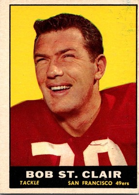 1961 Topps #63 Bob St. Clair