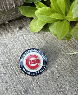 NEW Rare Chicago Cubs 150th Anniversary Opening Day Collector Pin Wrigley Field