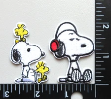 ⭐SNOOPY WOODSTOCK & SNOOPY PEANUTS CHARACTERS EMBROIDERED IRON ON PATCHES