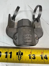 1/2" Waterson Saflok Type D Female Camlock Coupler x Female NPT Stainless Steel