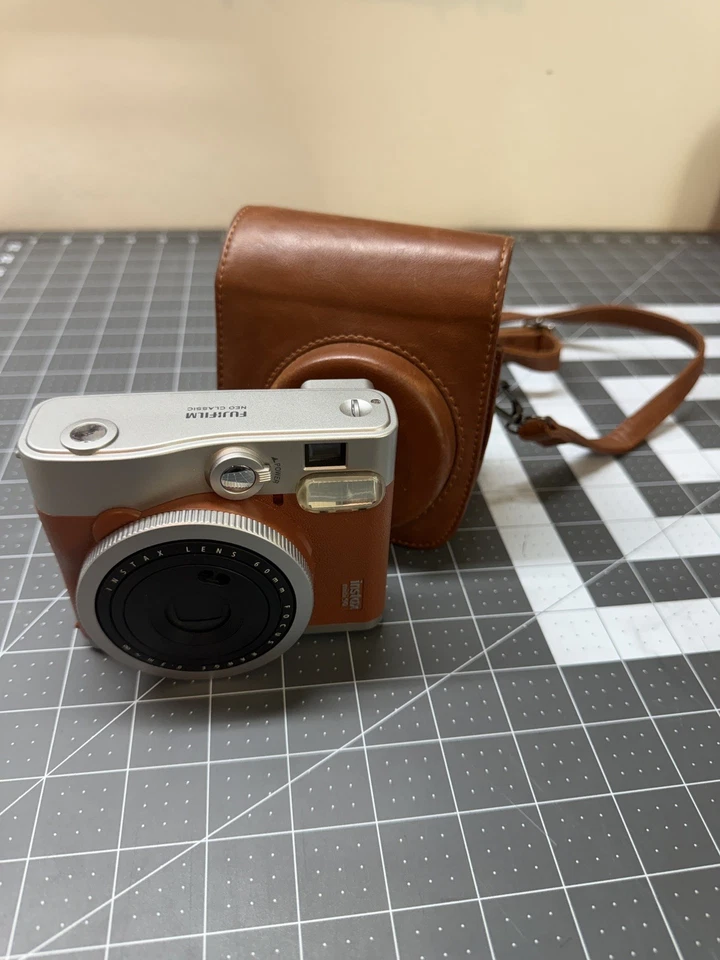 Fujifilm Instax Mini 90 Neo Classic Instant Camera w/battery and charger - Image 1 of 4
