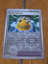 193/198 ROCKY HELMET REVERSE HOLO SCARLET & VIOLET POKEMON CARD
