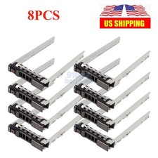 8PCS For Dell PowerEdge R730 R730XD R630 R720 R430 2.5" 8FKXC Drive Caddy Tray