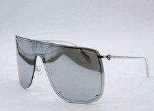   NEW ALEXANDER MCQUEEN AM 0313S 007 SILVER A...