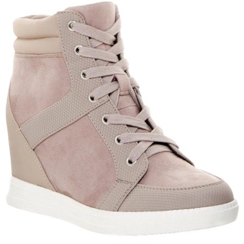 NIB Call It Spring Qanna-14 Wedge Sneakers Grey size 7 - Picture 1 of 7