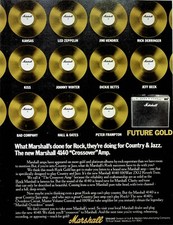1978 Marshall Amplifiers Led Zeppelin Hendrix Kiss Jeff Beck Kansas - Vintage Ad