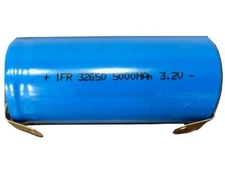 3.2 Volt 32650 LiFePO4 Battery (5000 mAh) with Tabs