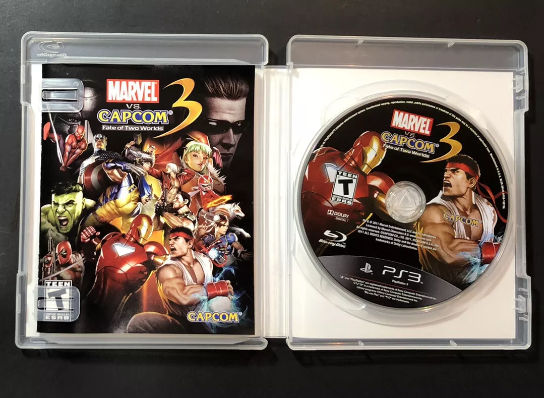 Marvel Vs Capcom 3 Fate Of Two Worlds Ps3 Seminovo 