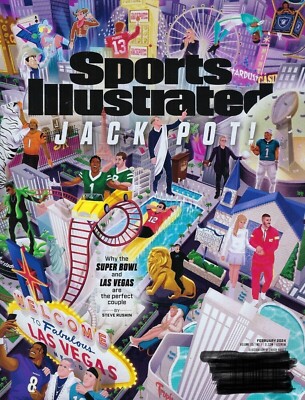 SPORTS Illustrierte Februar 2024 Jackpot Las Vegas die Super Schale Perfekt Paar