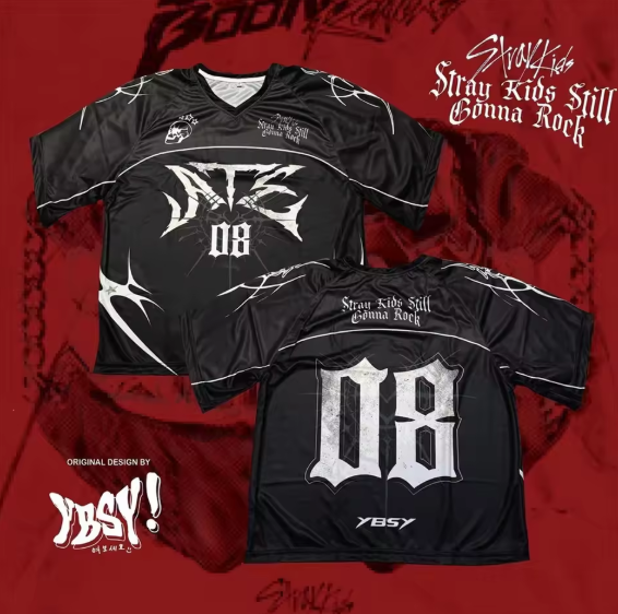 【希少】THFC×Stray Kids コラボ限定サッカージャージ サイズ: M STRAY KIDS SKZ Football Jersey STAY Merch Shirt Kpop Concert