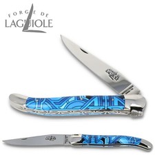 Forge de Laguiole SEIZE VEGA - 11cm Taschenmesser - Griff Acryl - Stahl glänzend