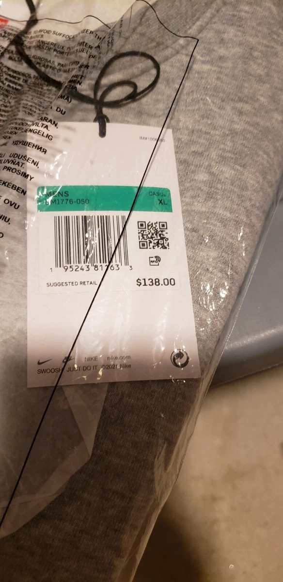 Supreme X Nike Arc Crewneck Sweatshirt Grey Size XL NWT New