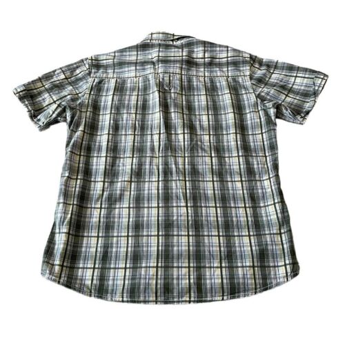 Wrangler True Wanderers Shirt Men’s Size Large Green Plaid Adventure Racing - Picture 5 of 5