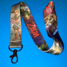 ID Badge Keychain Neck Strap Nylon Lanyard - For Keys / ID Holder / Charms  1