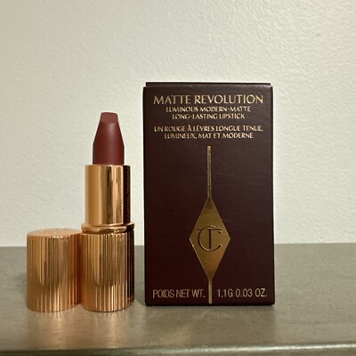 Charlotte Tilbury Matte Revolution Lipstick Walk of No Shame MINI .03oz BNIB