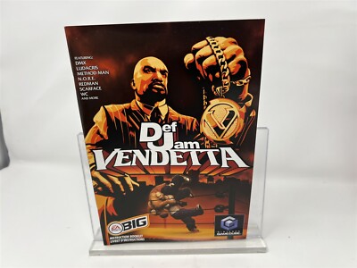 Def Jam Vendetta - Nintendo Gamecube - Instruction Manual French ** LARGER 