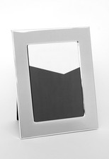 Maturi Bilderrahmen Versilbert – Für 2 Fotos 12,7x17,8 Cm (5x7 Zoll), Mit Glas Und Samtrücken