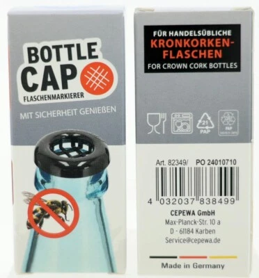 Insektenschutz für Kronkorken-Flaschen in 8 verschiedene Farben 95038499 - Bild 1 von 2