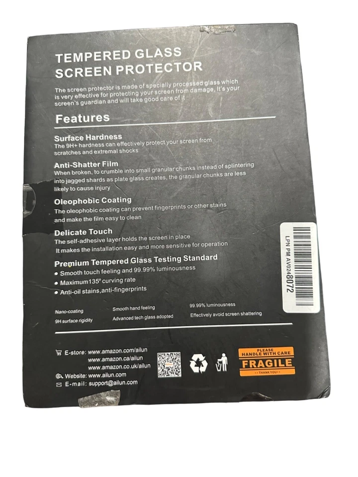 Ailun Screen Protector Compatible for iPad Mini 1 2 3 Tempered Glass 9H Hardn - Image 2 of 2