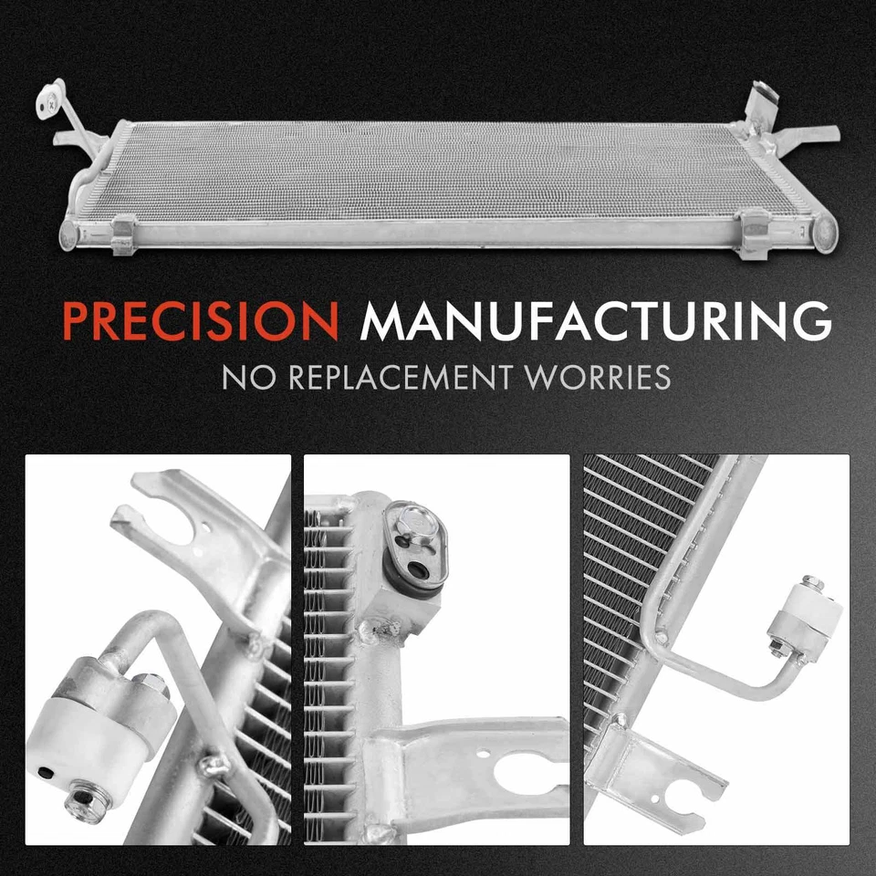 2x Kit de refrigeración de radiador y condensador de CA para Infiniti I30 Nissan Máxima 2000 2001 Foto 4 de 4