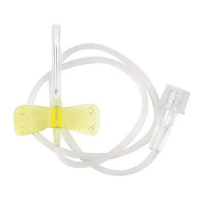50er Pack WING-FLO Flügelkanülen Luer Lock Knickfrei Farbcodiert Steril