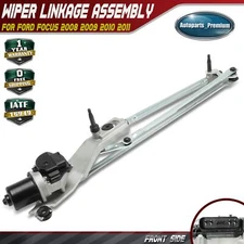 Front Wiper Motor & Linkage Assembly for Ford Focus 2008-2011 Left Hand Drive