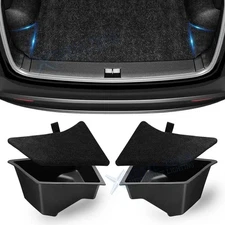 Trunk Cargo Side Storage Organizer Bins Pocket Box for Tesla Model 3 Highland
