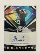 2020 Panini Elite Extra Edition Brayan Buelvas RC Auto Hidden Gems HG-BU Oakland