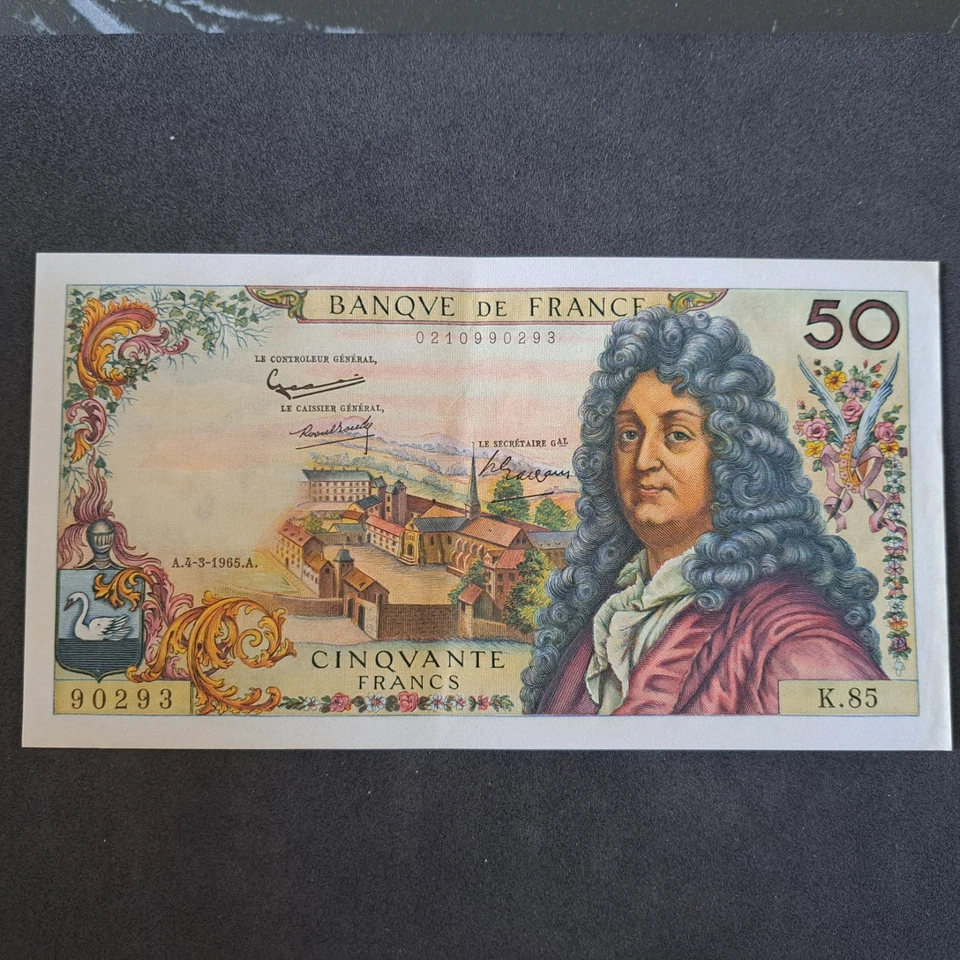 Billet de 50 francs Racine du 4-3-1965 PR.SPL / 1ere série de signature - Photo 1/4