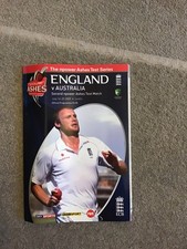 England V Australia Programme & Ticket 2nd Ashes Test Match @ Lords July 2009