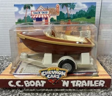 Chevron & Standard Oil 1999 The Chevron Cars C.C. BOAT 'N TRAILER New in Box