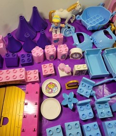 Lego Duplo 6154 Cinderella's Castle With Carriage Fairy Glass Slipper No Prince