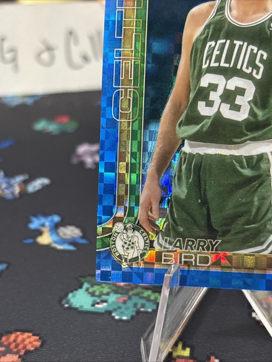 2025-26 Topps Chrome NBA #243 Larry Bird BLUE X-Fractor Refractor