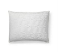 Lauren Ralph Lauren Wiley Quilted Jacquard Cotton Standard Sham White