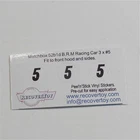 Matchbox Lesney 52 b1 B.R.M Racing Car RN#5 Pre-cut Sticker Set