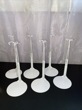 6 White Kaiser 2201 Doll Stands fits Monster High G3