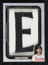 2025 Topps Series 2 In the Name Relics 1/1 Carlos Correa #ITN-CC 0dj8