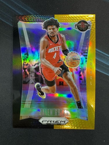 2023 Panini Prizm Deca Basketball Black Gold Jalen Green #68