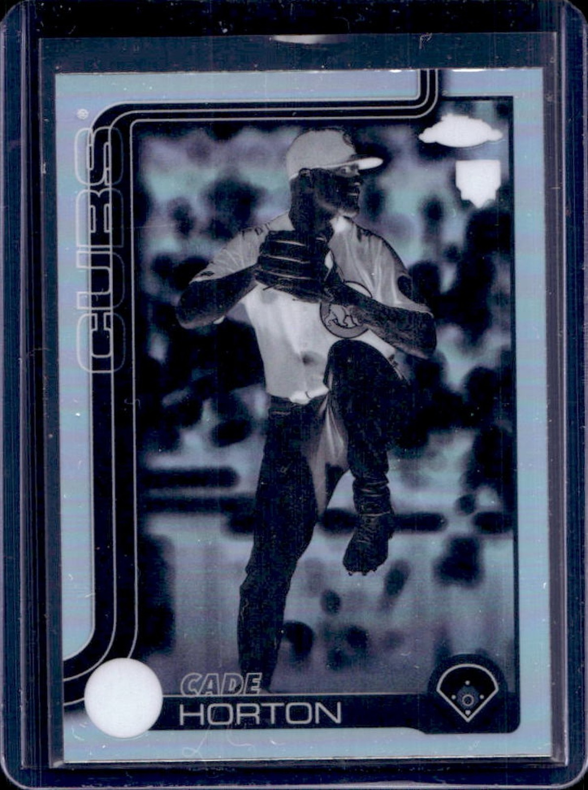 2025 Topps Chrome Update Cade Horton Negative Refractor RC #USC63 Cubs