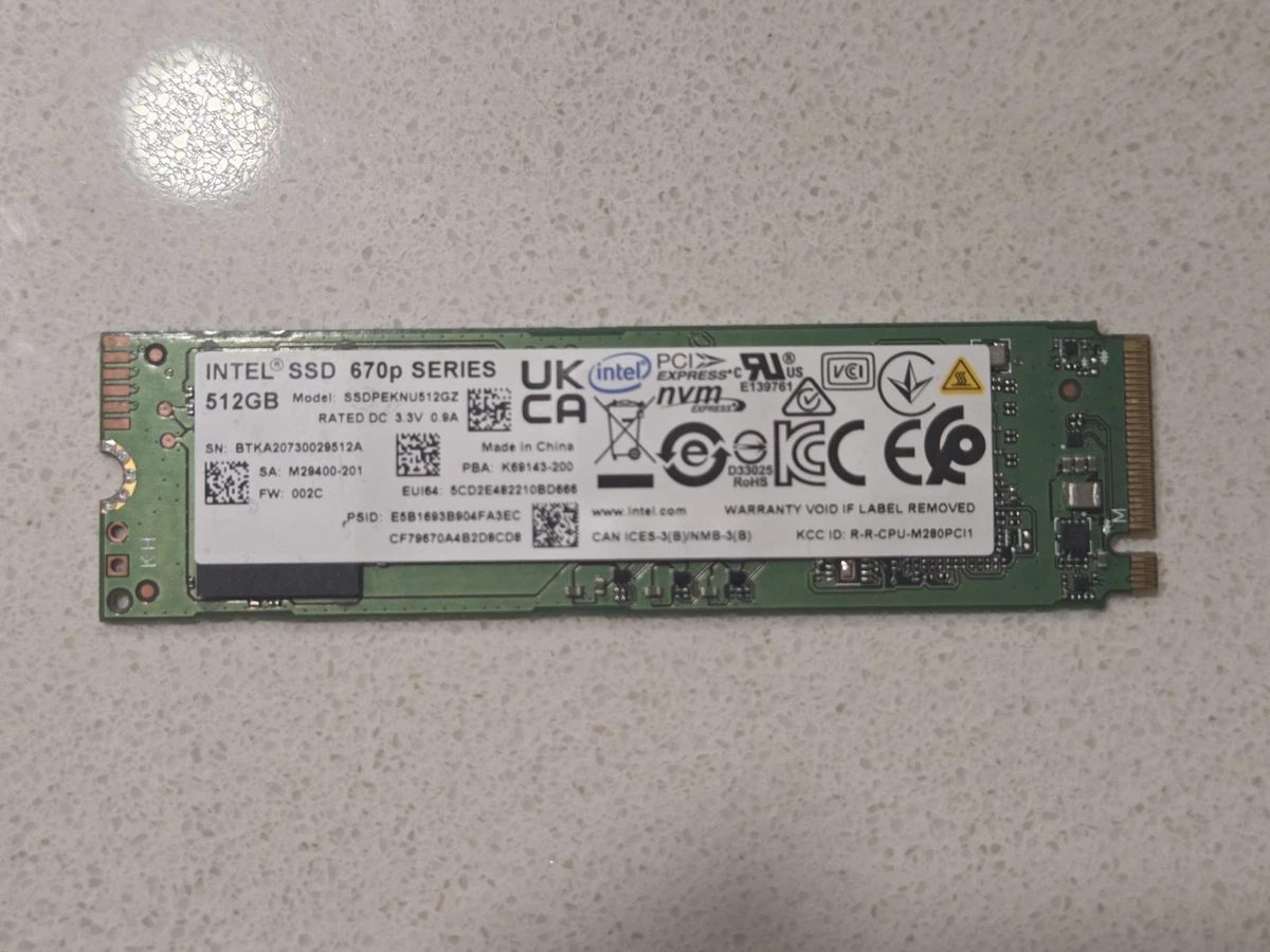 Intel M.2 Interface 512 GB Solid State Drives for sale | eBay