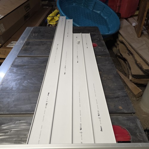 *PARTIAL LENGTHS* *READ* 4pc Panduit Panduct NC3WH6 Duct Covers