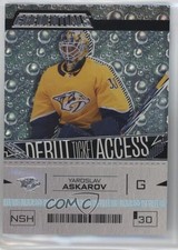 2023-24 Credentials Debut Ticket Access /599 Tier 3 Yaroslav Askarov #189 18fy